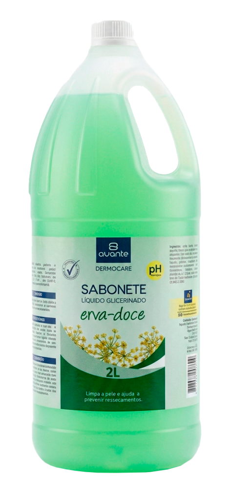 Sabonete Líquido Erva-Doce Refil Avante 2l